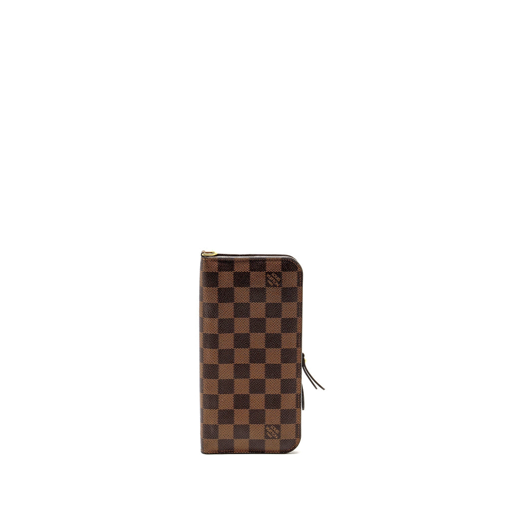 LOUIS VUITTON FOLD WALLET DAMIER EBENE CANVAS GHW