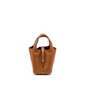 Hermes Picotin 18 lock bag Barenia Faubourg Fauve SHW