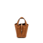 Hermes Picotin 18 lock bag Barenia Faubourg Fauve SHW