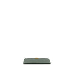 CHANEL CHEVRON BOY ZIP POUCH CAVIAR DARK GREEN GHW