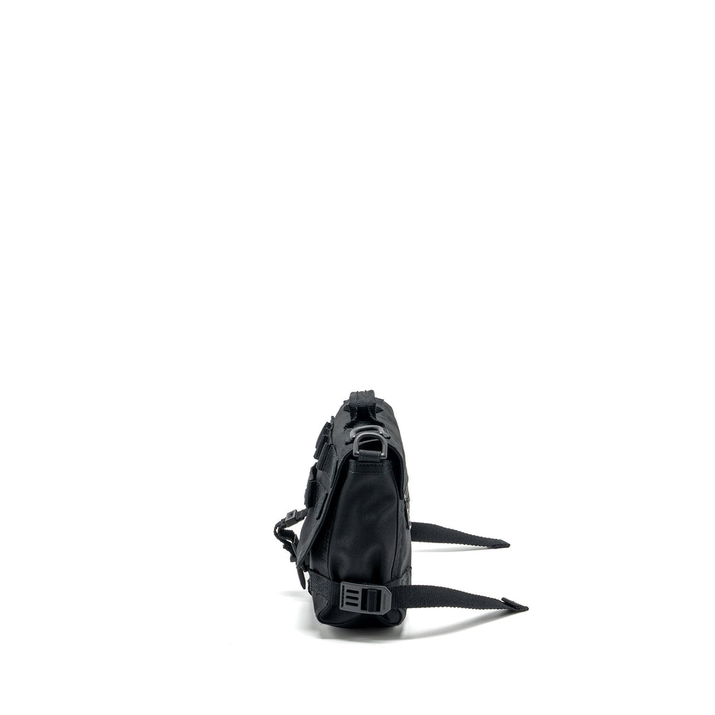 BALENCIAGA ARMY MESSENGER BAG BLACK RECYCLED NYLON BLACK/BLACK HARDWARE