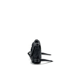 BALENCIAGA ARMY MESSENGER BAG BLACK RECYCLED NYLON BLACK/BLACK HARDWARE