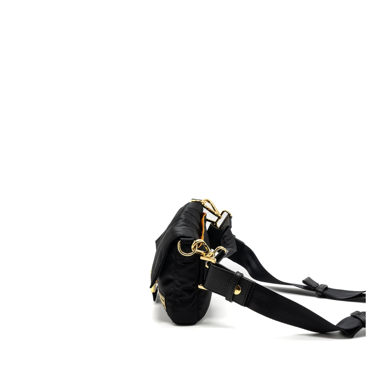 FENDI REGULAR BAGUETTE NYLON BLACK GHW