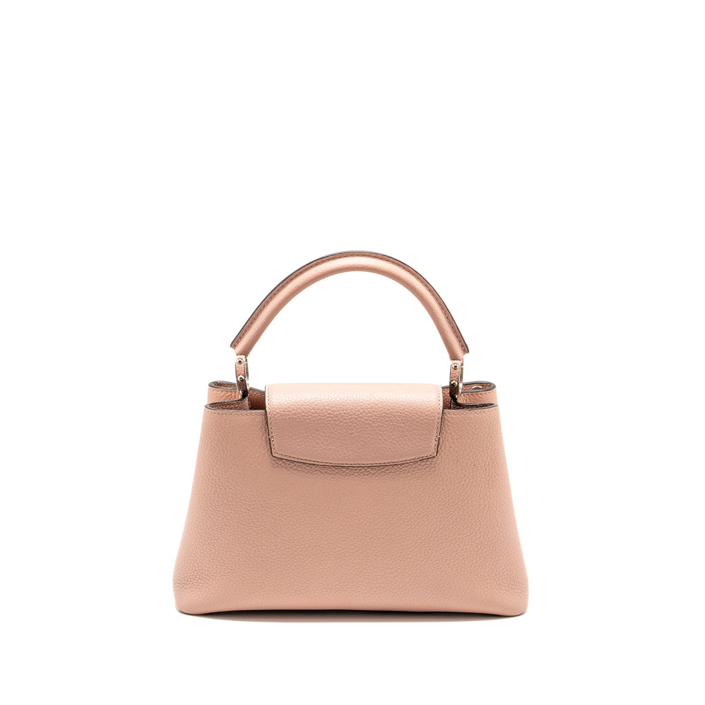 LOUIS VUITTON CAPUCINES MM TAURILLON PINK SHW