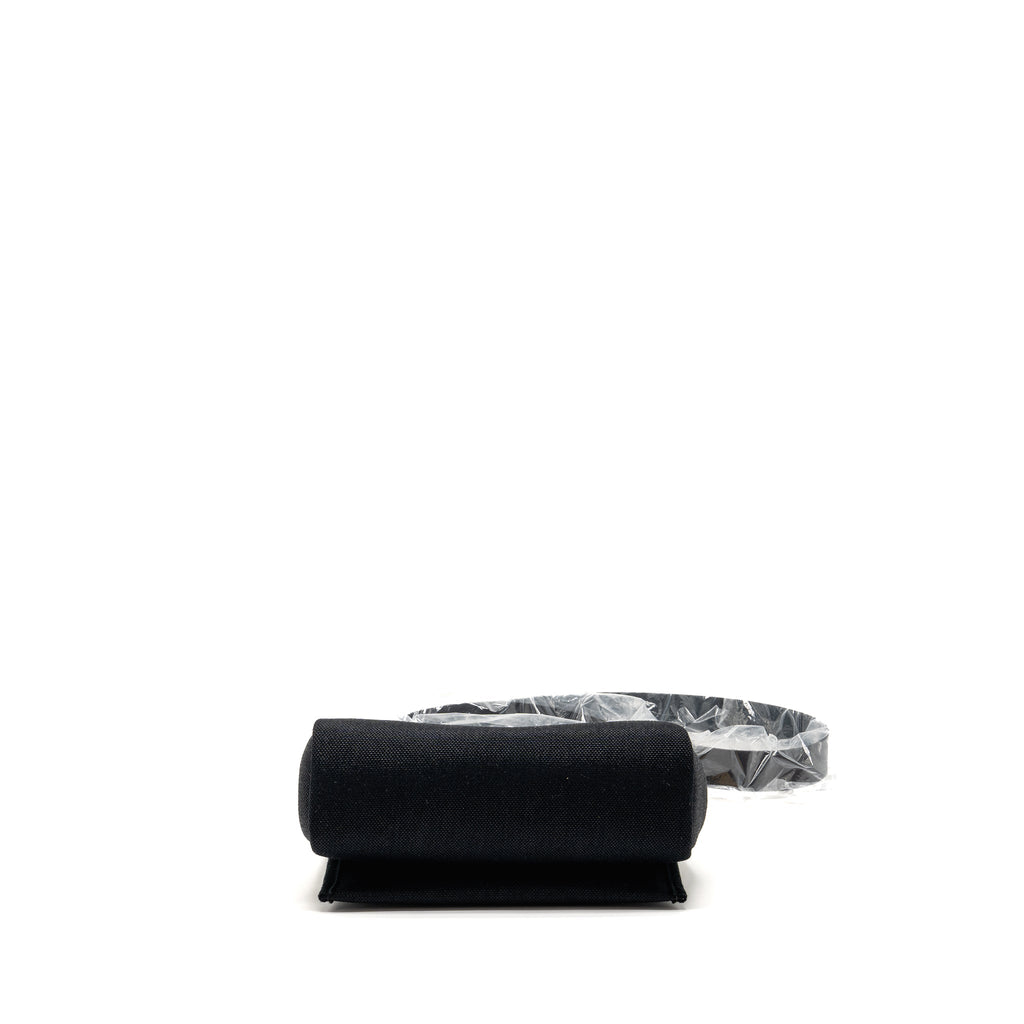 HERMES HERBAG MINI CANVAS / HUNTER BLACK GHW