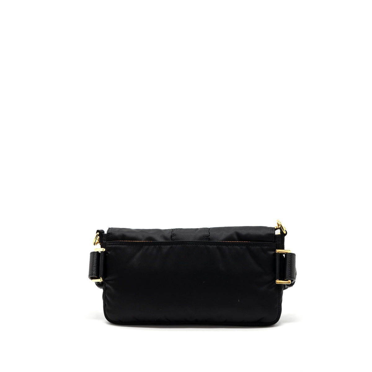 FENDI REGULAR BAGUETTE NYLON BLACK GHW