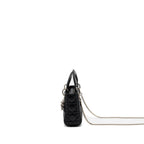 DIOR MINI LADY DIOR LAMBSKIN BLACK SHW