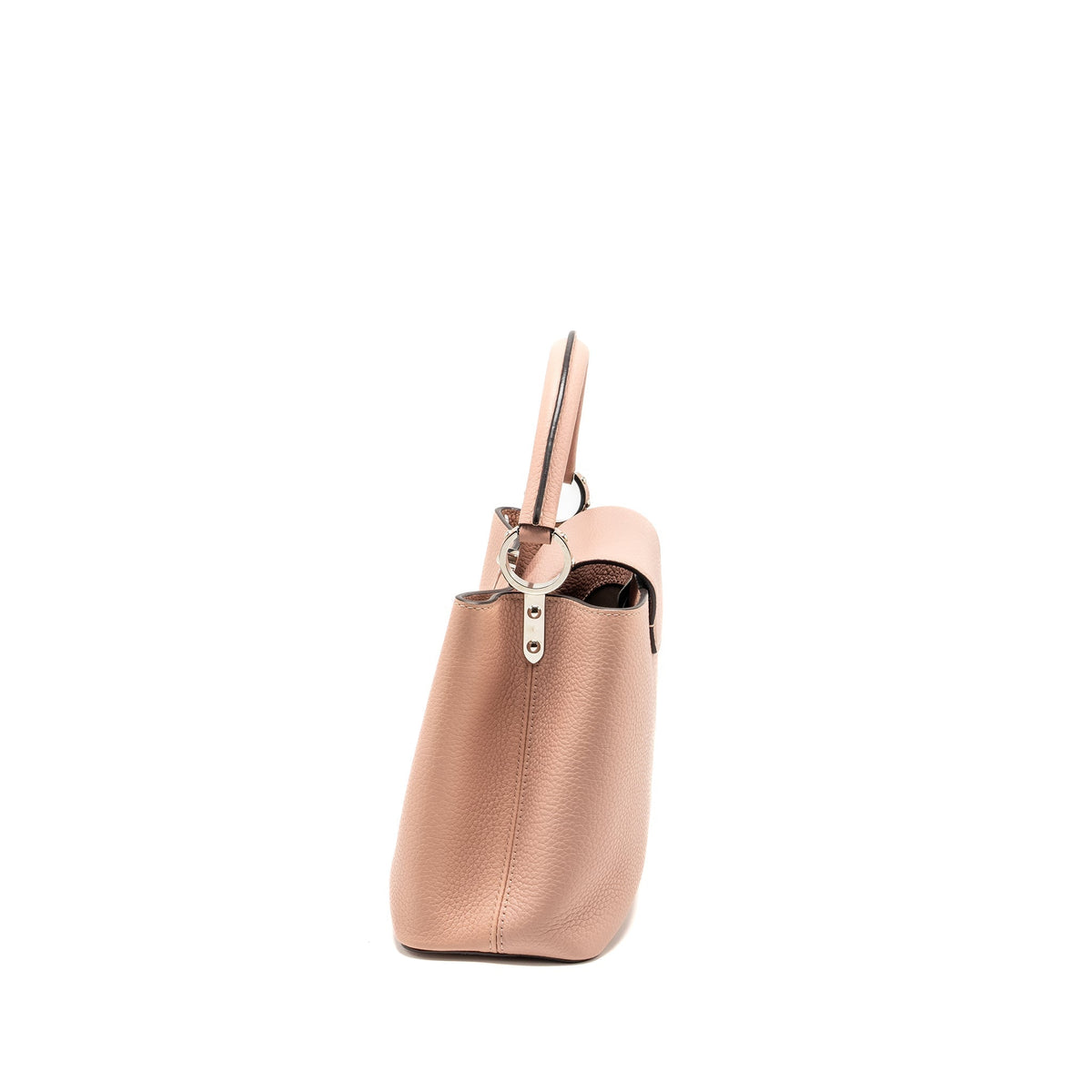 LOUIS VUITTON CAPUCINES MM TAURILLON PINK SHW