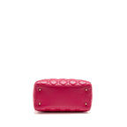 DIOR MEDIUM LADY DIOR LAMBSKIN PINK GHW