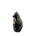 CHANEL MEDIUM 22 BAG SHINY CALFSKIN BLACK GHW (MICROCHIP)