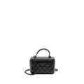 CHANEL LONG VANITY CASE LAMBSKIN SO BLACK (MICROCHIP)
