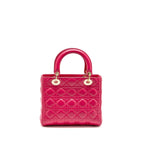 DIOR MEDIUM LADY DIOR LAMBSKIN PINK GHW