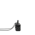 CHANEL LONG VANITY CASE LAMBSKIN SO BLACK (MICROCHIP)