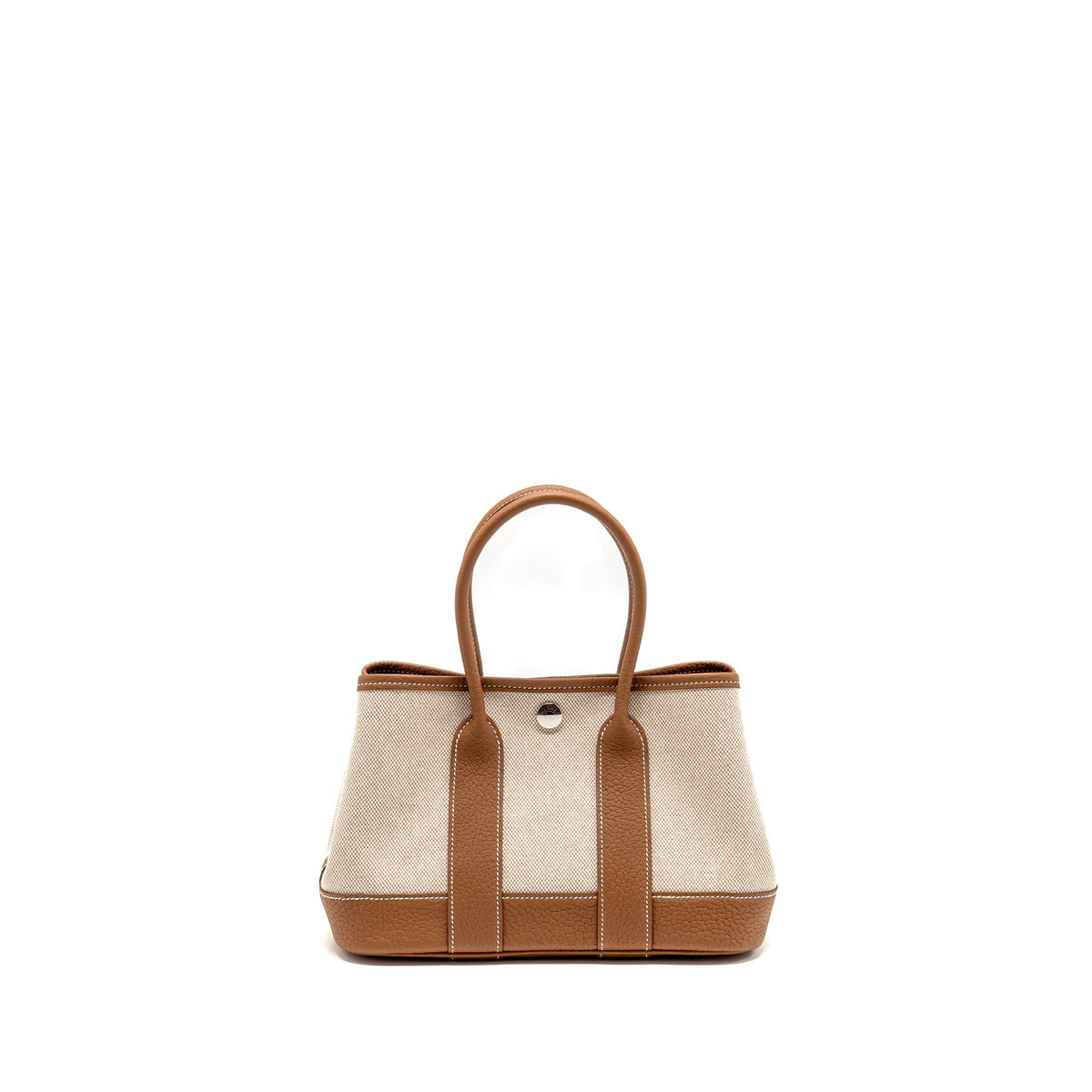 Hermes Neo Garden Party 23 canva / negonda ecru-beige / gold SHW