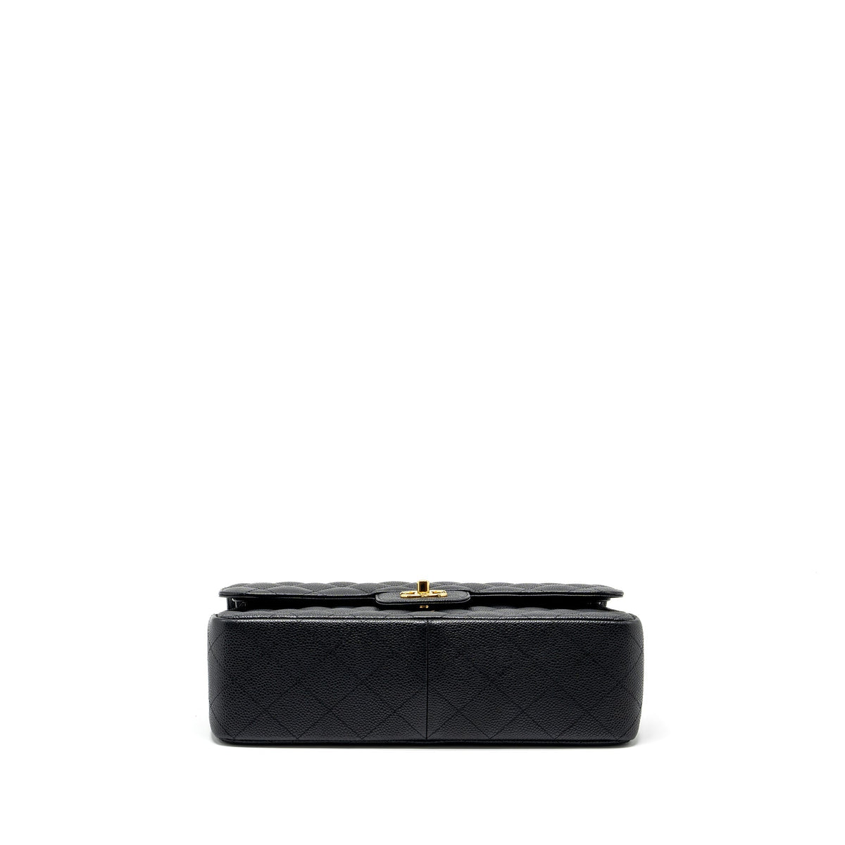 CHANEL JUMBO CLASSIC DOUBLE FLAP BAG CAVIAR BLACK GHW