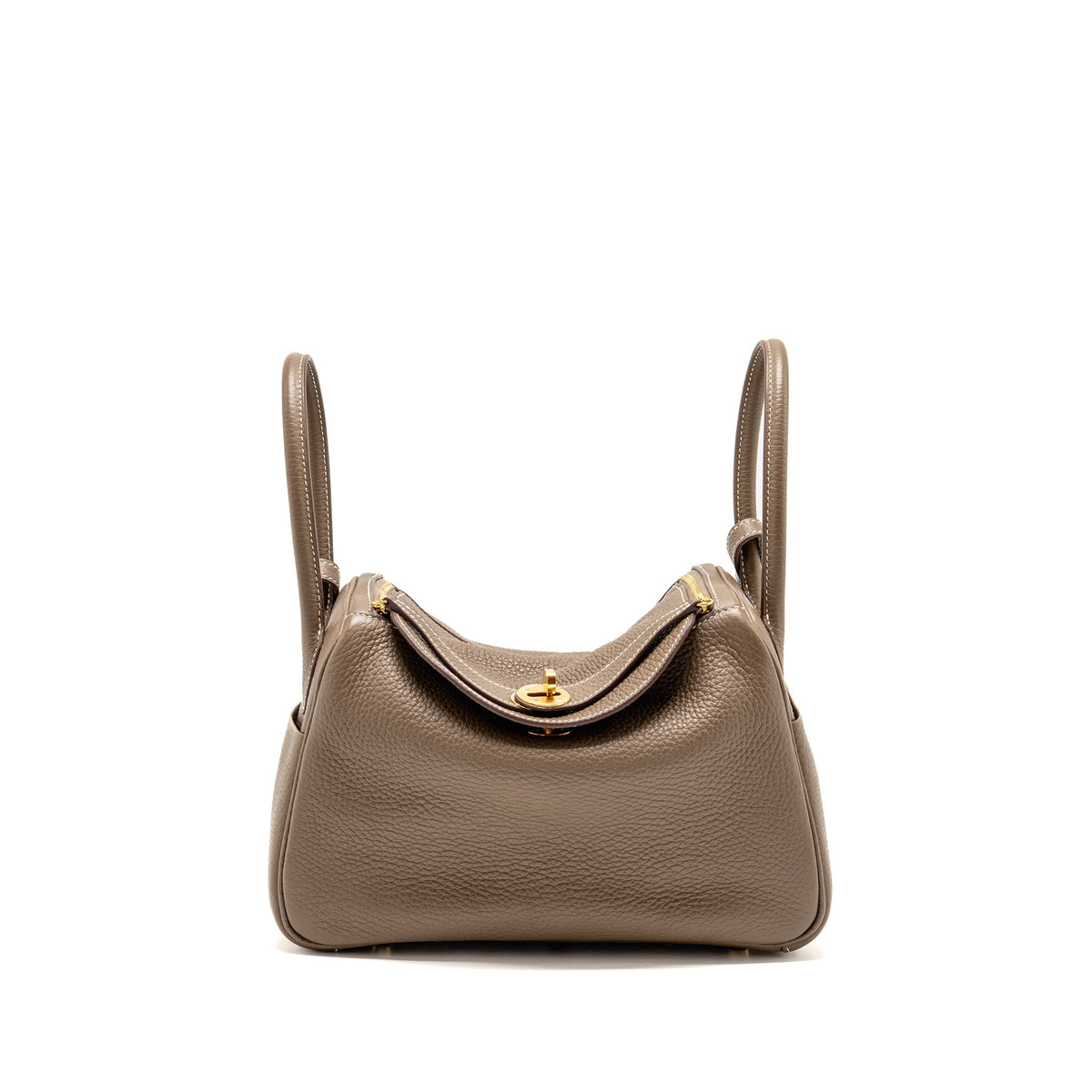 Hermes Lindy 26 Clemence etoupe GHW