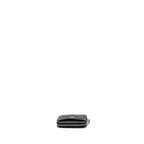 CHANEL SQUARE ZIPPER POUCH CARD HOLDER CAVIAR BLACK LGHW (MICROCHIP)