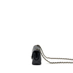 CHANEL MINI RECTANGULAR FLAP BAG LAMBSKIN BLACK LGHW