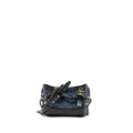 CHANEL SMALL GABRIELLE HOBO BAG CALFSKIN BLUE / BLACK MULTICOLOR HARDWARE