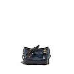 CHANEL SMALL GABRIELLE HOBO BAG CALFSKIN BLUE / BLACK MULTICOLOR HARDWARE
