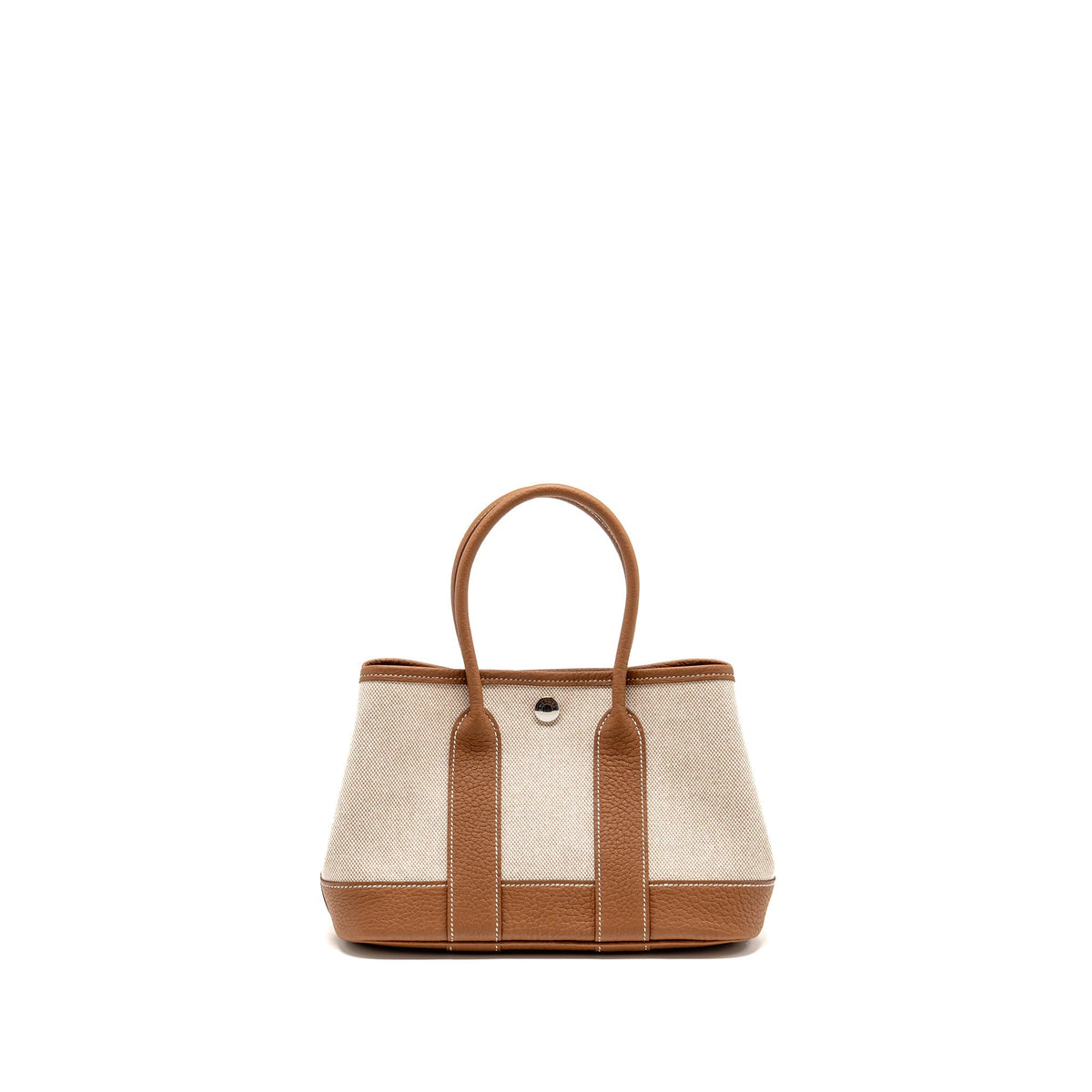 Hermes Neo Garden Party 23 canva / negonda ecru-beige / gold SHW