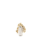 CHANEL 22S GIANT CHAIN FLAP SHOULDER BAG LAMBSKIN WHITE BRUSHED GHW (MICROCHIP)
