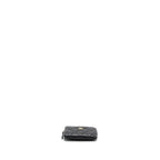 CHANEL SQUARE ZIPPER POUCH CARD HOLDER CAVIAR BLACK LGHW (MICROCHIP)