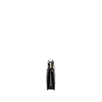 DIOR CARO POUCH WITH CHAIN PATENT CALFSKIN BLACK GHW