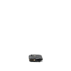 CHANEL SQUARE ZIPPER POUCH CARD HOLDER CAVIAR BLACK LGHW (MICROCHIP)