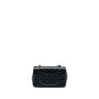 CHANEL MINI RECTANGULAR FLAP BAG LAMBSKIN BLACK LGHW