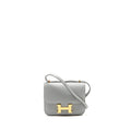 Hermes Mini Constance Epsom 8U Bleu Glacier GHW