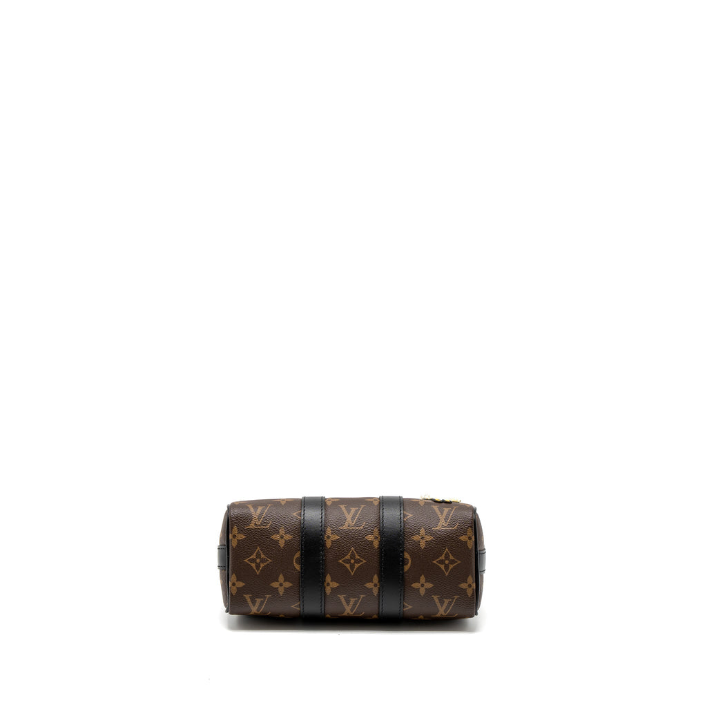 LOUIS VUITTON KEEPALL XS ZOOM WITH FRIENDS MONOGRAM CANVAS BLACK HARDWARE (NEW VERSION)