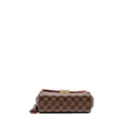 LOUIS VUITTON CROISETTE DAMIER EBENE CANVAS GHW