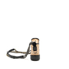 CHANEL SMALL GABRIELLE HOBO BAG AGED CALFSKIN BEIGE / BLACK MULTICOLOUR HARDWARE