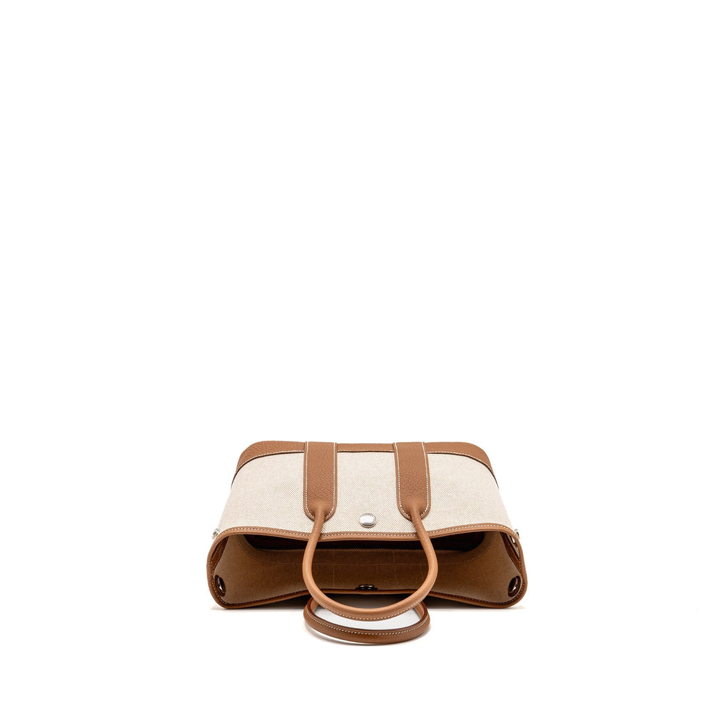 Hermes Neo Garden Party 23 canva / negonda ecru-beige / gold SHW