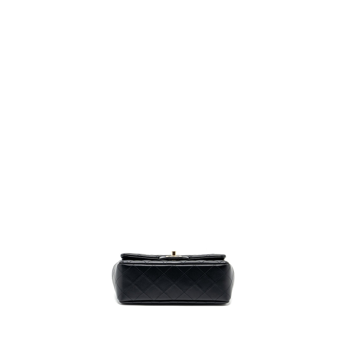 CHANEL MINI RECTANGULAR FLAP BAG LAMBSKIN BLACK LGHW
