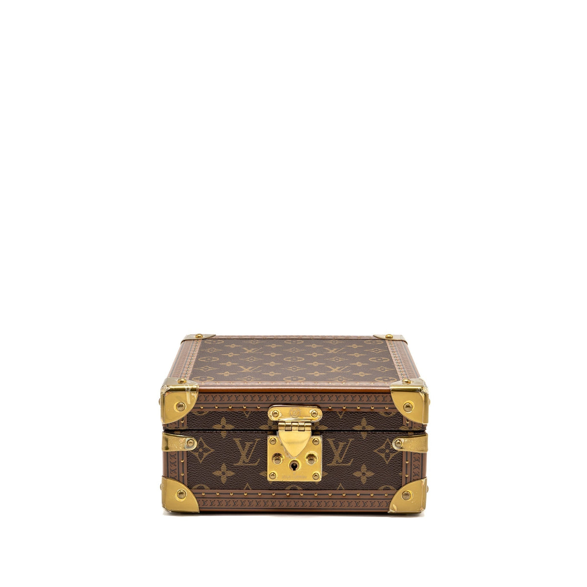 LOUIS VUITTON COFFRET JOAILLERIE MONOGRAM CANVAS ROUGE FUSION