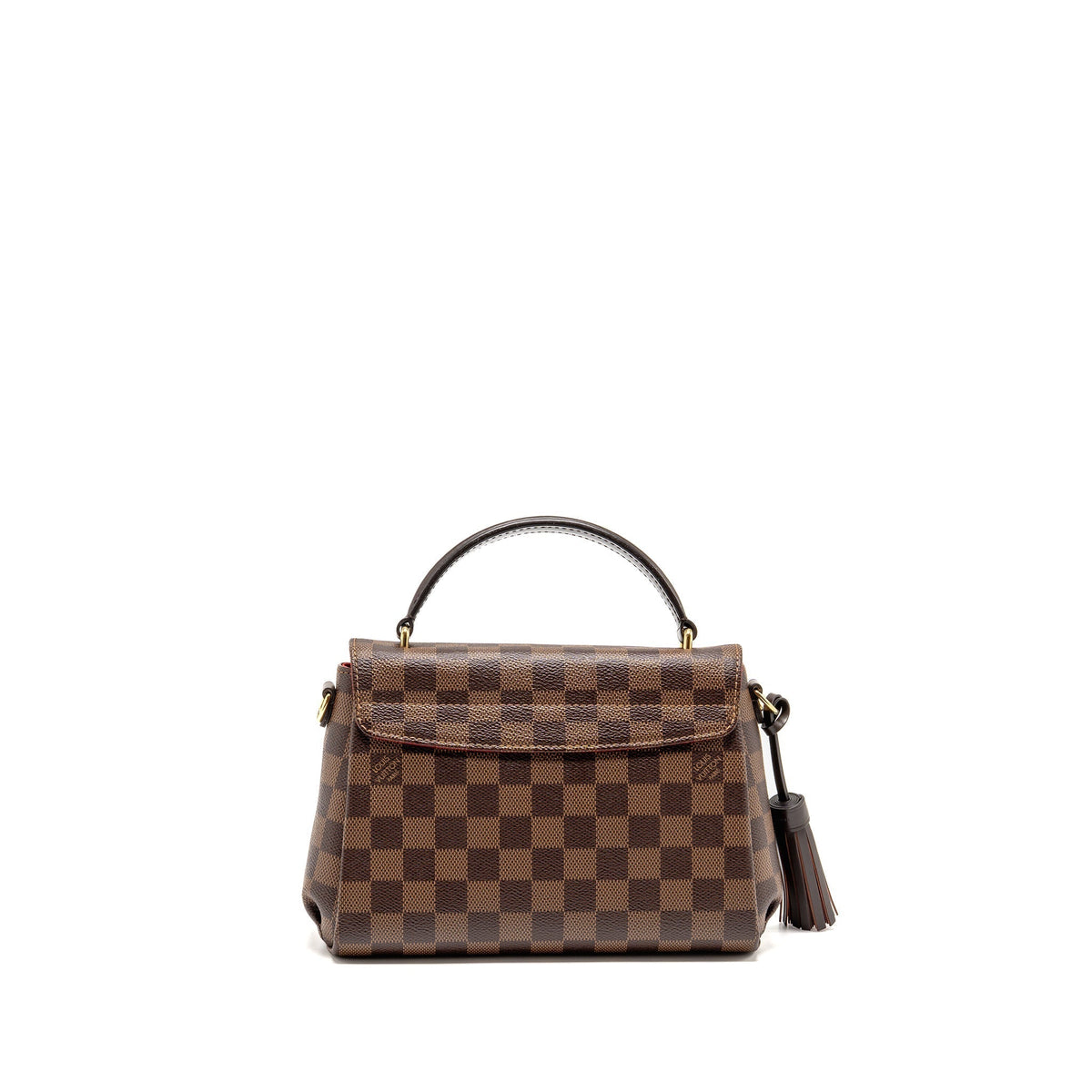 LOUIS VUITTON CROISETTE DAMIER EBENE CANVAS GHW