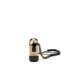 CHANEL SMALL GABRIELLE HOBO BAG AGED CALFSKIN BEIGE / BLACK MULTICOLOUR HARDWARE