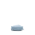 BOTTEGA VENETA MINI POUCH CALFSKIN BLUE GHW