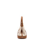 HERMES NEO GARDEN PARTY 23 CANVAS/NEGONDA ECRU-BEIGE/GOLD SHW