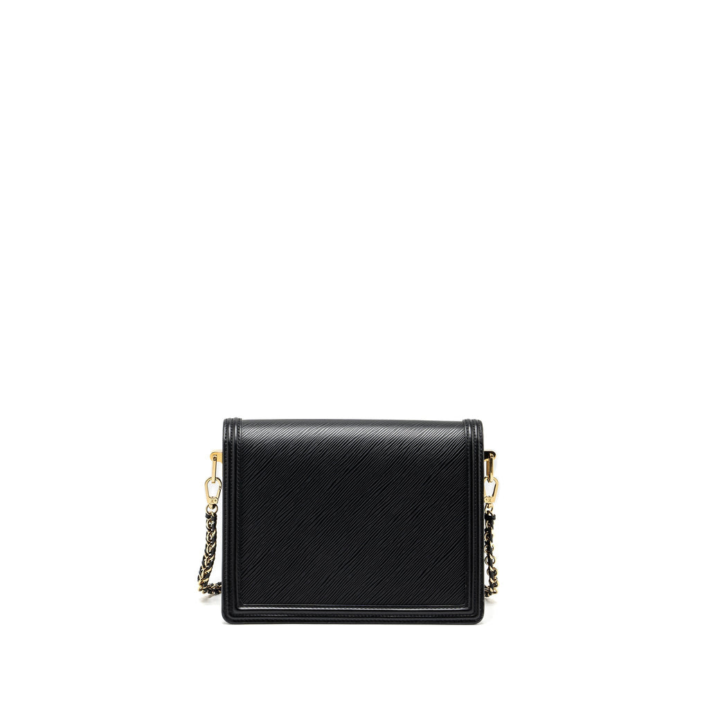 LOUIS VUITTON DAUPHINE MM EPI BLACK GHW