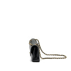 CHANEL MEDIUM CLASSIC DOUBLE FLAP BAG CAVIAR BLACK GHW (MICROCHIP)
