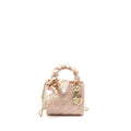 DIOR MINI LADY DIOR LAMBSKIN POWDER PINK LGHW