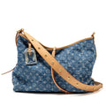 LOUIS VUITTON CARRYALL MM MONOGRAM DENIM BLUE GHW