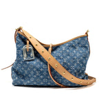 LOUIS VUITTON CARRYALL MM MONOGRAM DENIM BLUE GHW