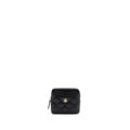 CHANEL SQUARE ZIPPER POUCH CARD HOLDER CAVIAR BLACK LGHW (MICROCHIP)