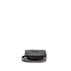 CHANEL SMALL BOY BAG CAVIAR BLACK RUTHENIUM HARDWARE (MICROCHIP)