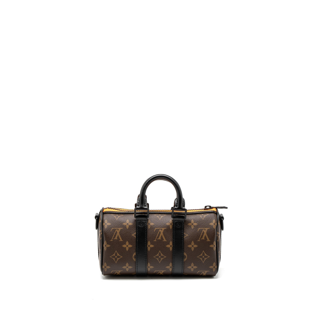 LOUIS VUITTON KEEPALL XS ZOOM WITH FRIENDS MONOGRAM CANVAS BLACK HARDWARE (NEW VERSION)