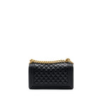 CHANEL MEDIUM CLASSIC BOY BAG CAVIAR BLACK GHW